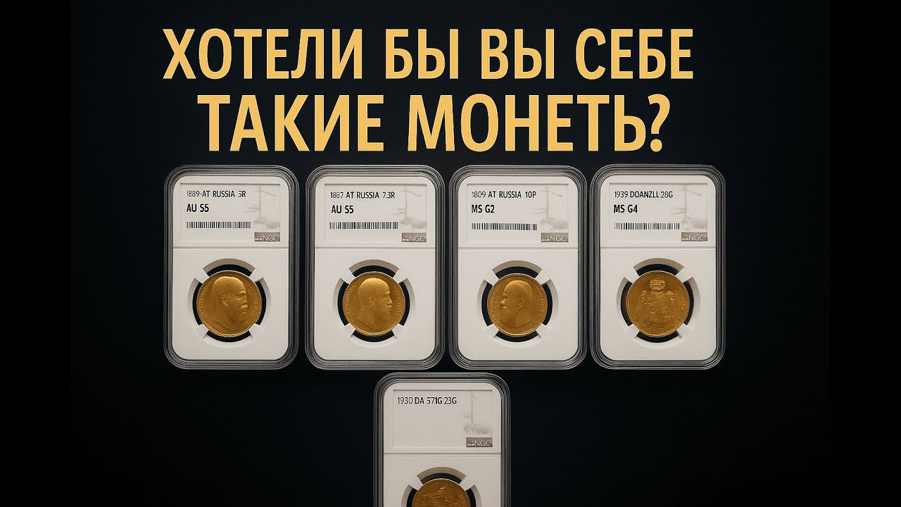 Какие золотые монеты я купил подписчикам?