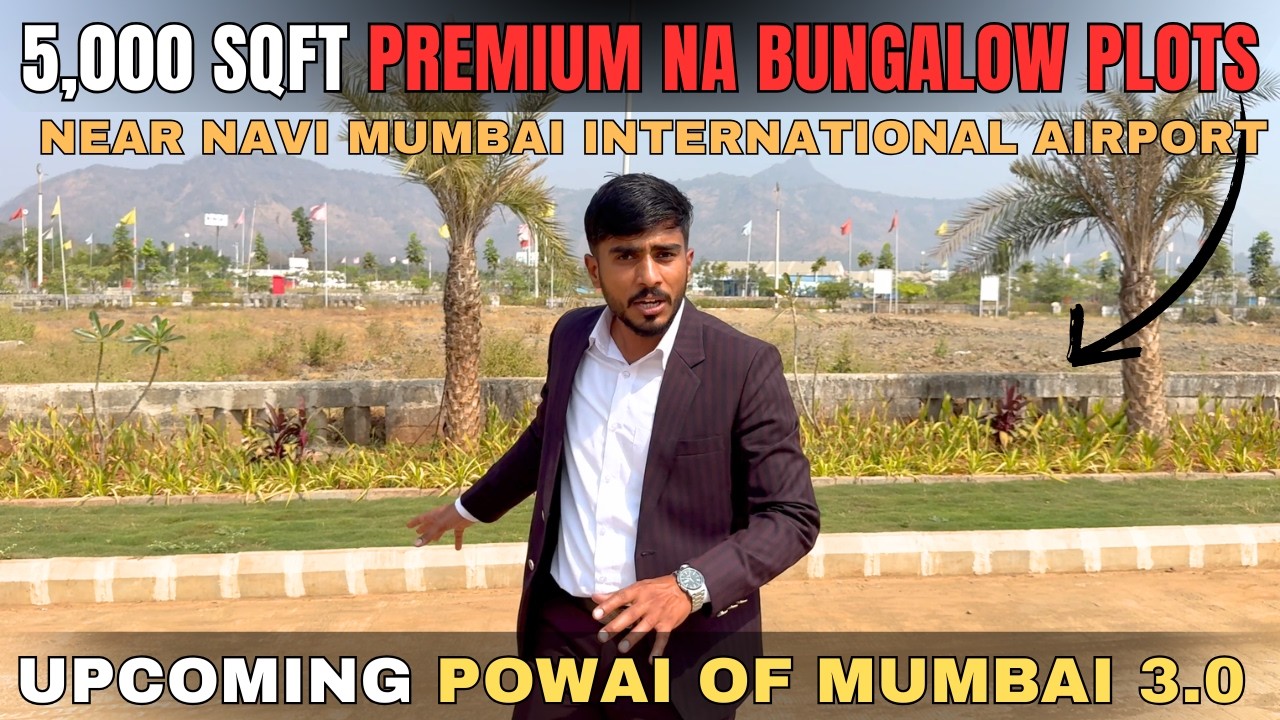 5,000 sqft Plots Near Navi Mumbai International Airport | THE RIYASAT SANKALP #mumbai3 #plots