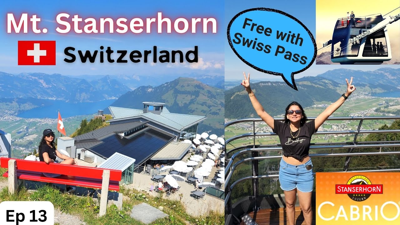 Switzerland Vlog | Beautiful City of Lucerne | Trip to Mt. Stanserhorn | Indian Food in Switzerland