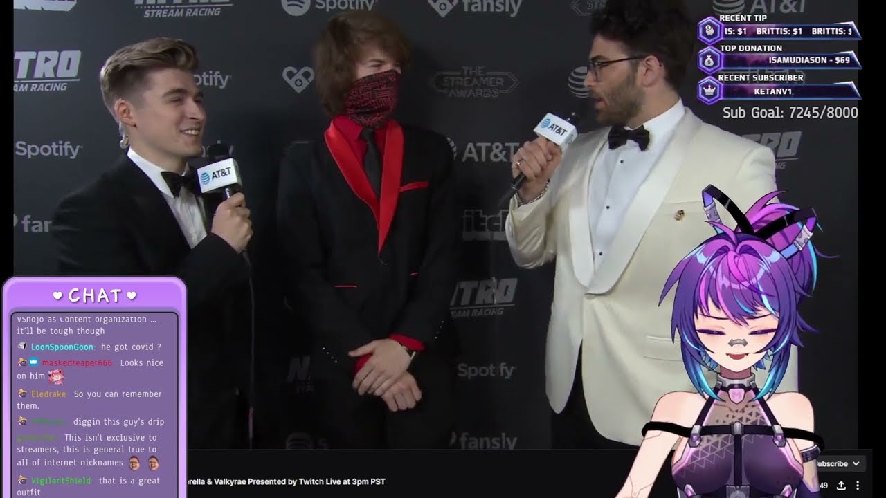Projekt Melody reacts to the Streamer Awards