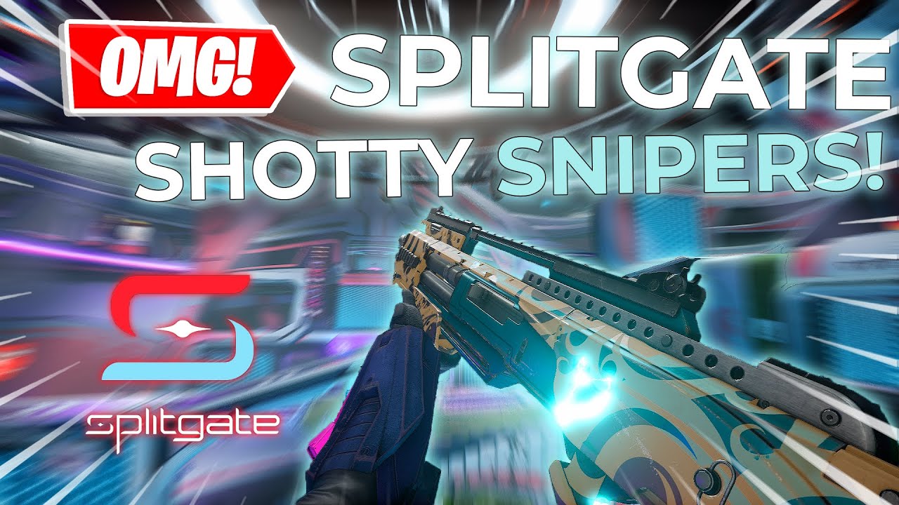 Dominating Team SHOTTY SNIPERS! (Splitgate Gameplay)