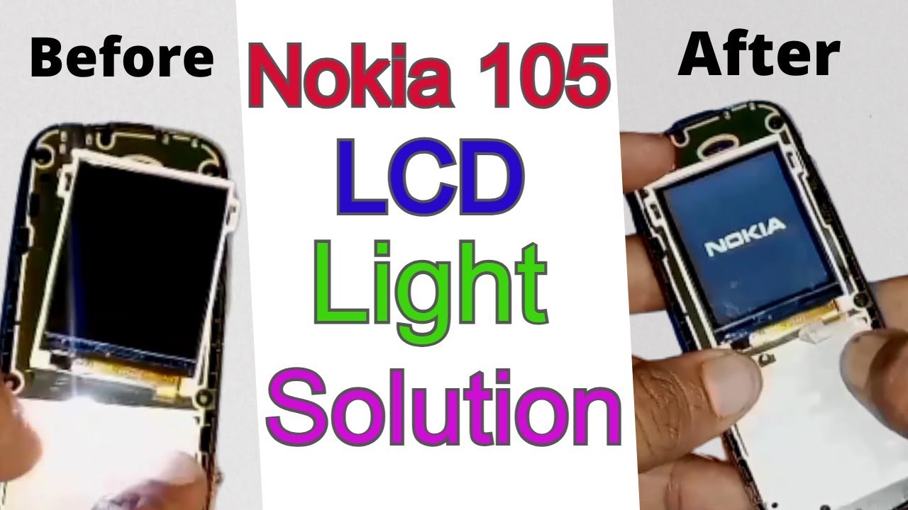 Nokia 105 LCD Light Problem Solution | Display Light Jumper Solution