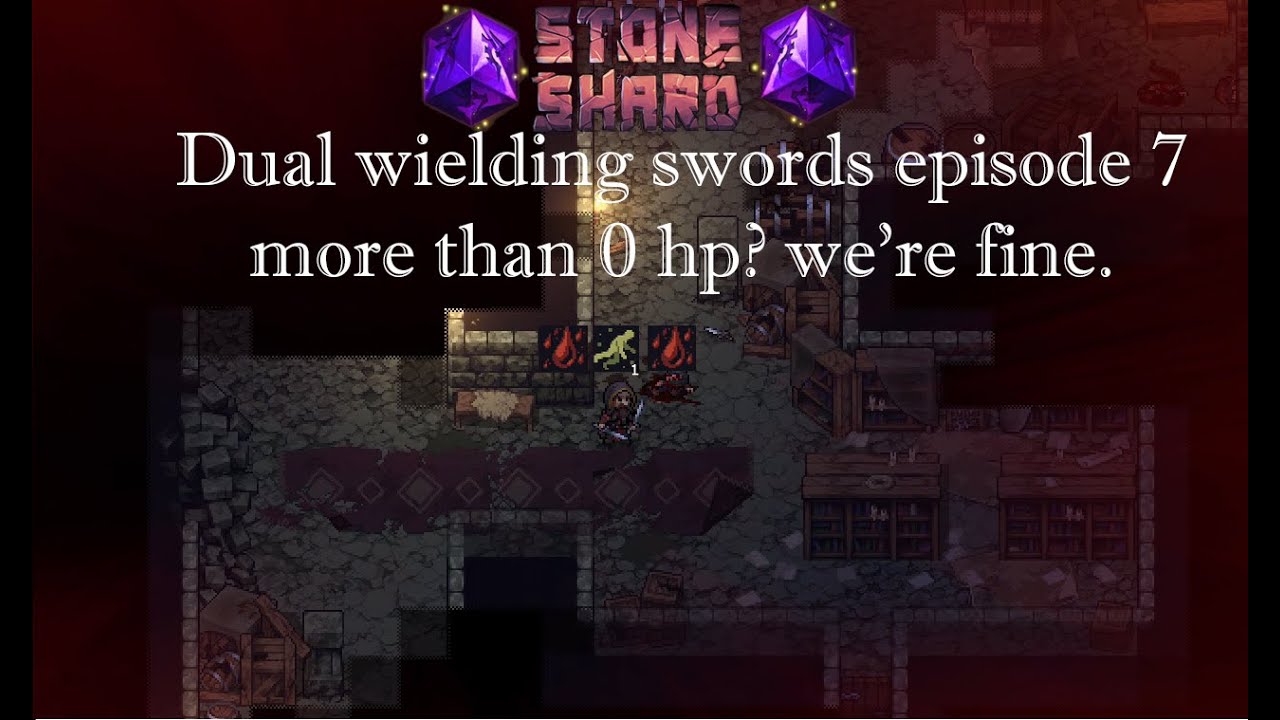 Stoneshard Permadeath Dual wielding swords Episode 7, more than 0 hp? we're fine.