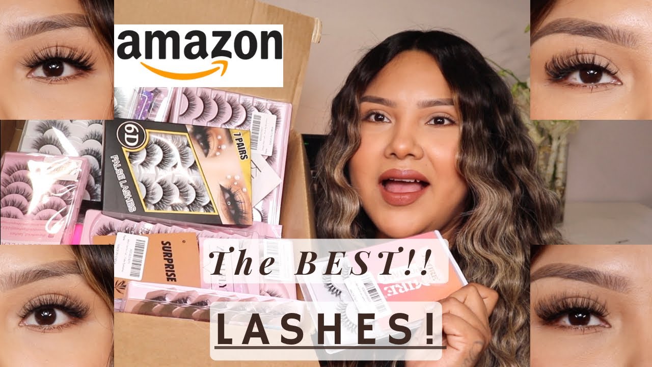 THE BEST AMAZON LASHES EVER! || TRY ON