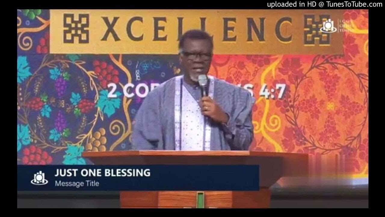 Audio: Just One Blessing - Dr Mensal Otabil June 14th 2020