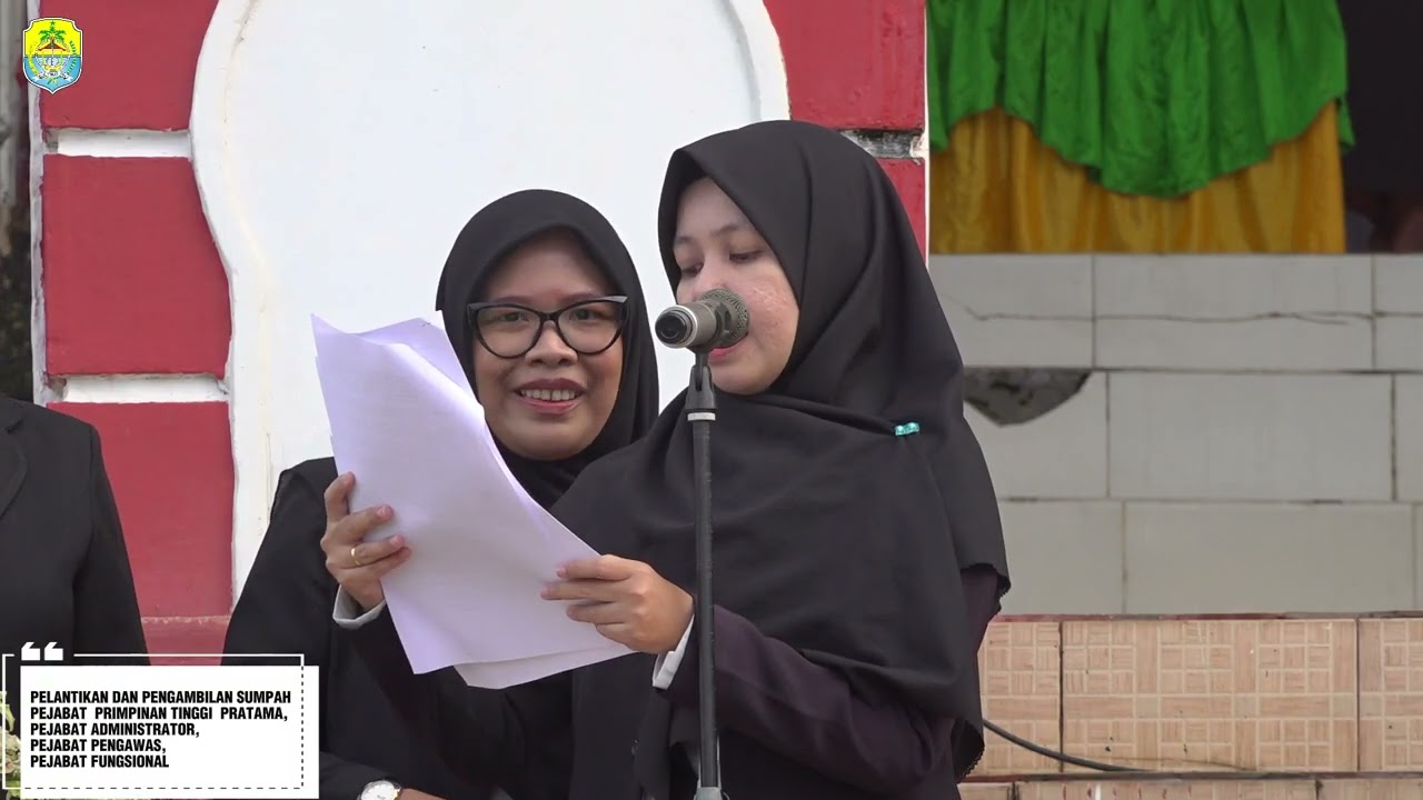 PELANTIKAN DAN PENGAMBILAN SUMPAH PEJABAT PIMPINAN TINGGI  PRATAMA,ADMINISTRATOR,PENGAWAS,FUNGSIONAL