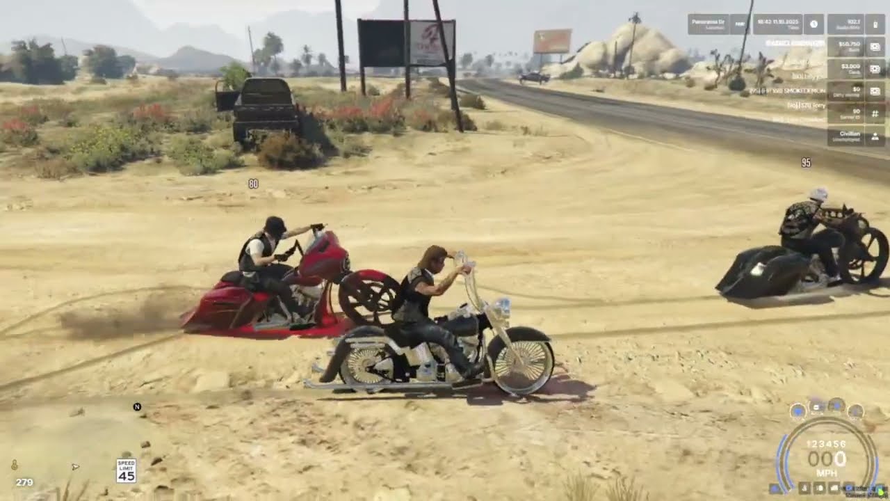 Mc Ride Ends With Running From Police!! FiveM