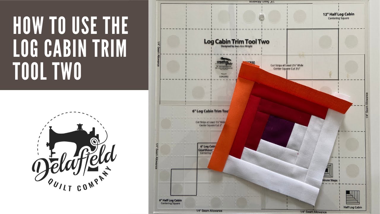 How to use the Creative Grids Log Cabin Trim Tool Two