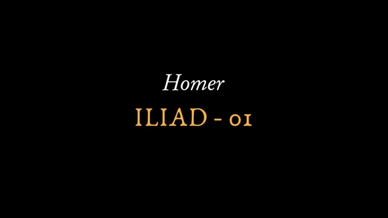Iliad, rhapsody 01, by Homer recited in Ancient Greek, by Ioannis Stratakis