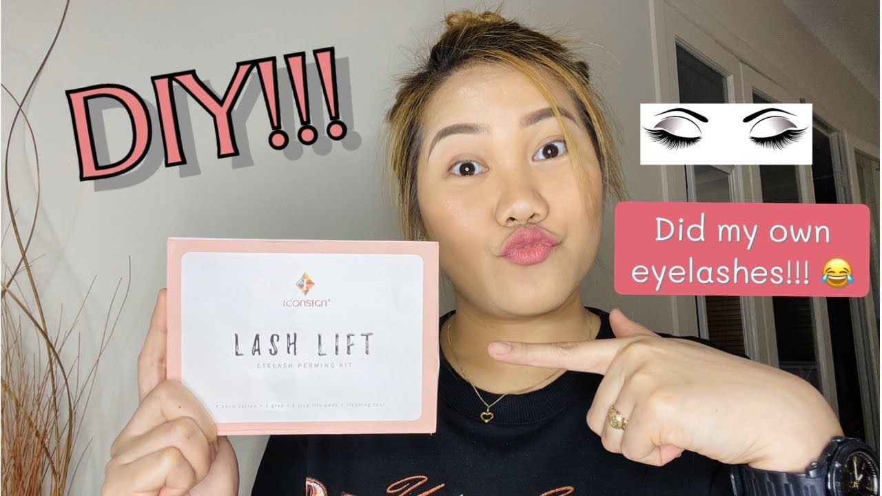 How to: LASH LIFT | ICONSIGN DIY LASH PERM Does it really work?