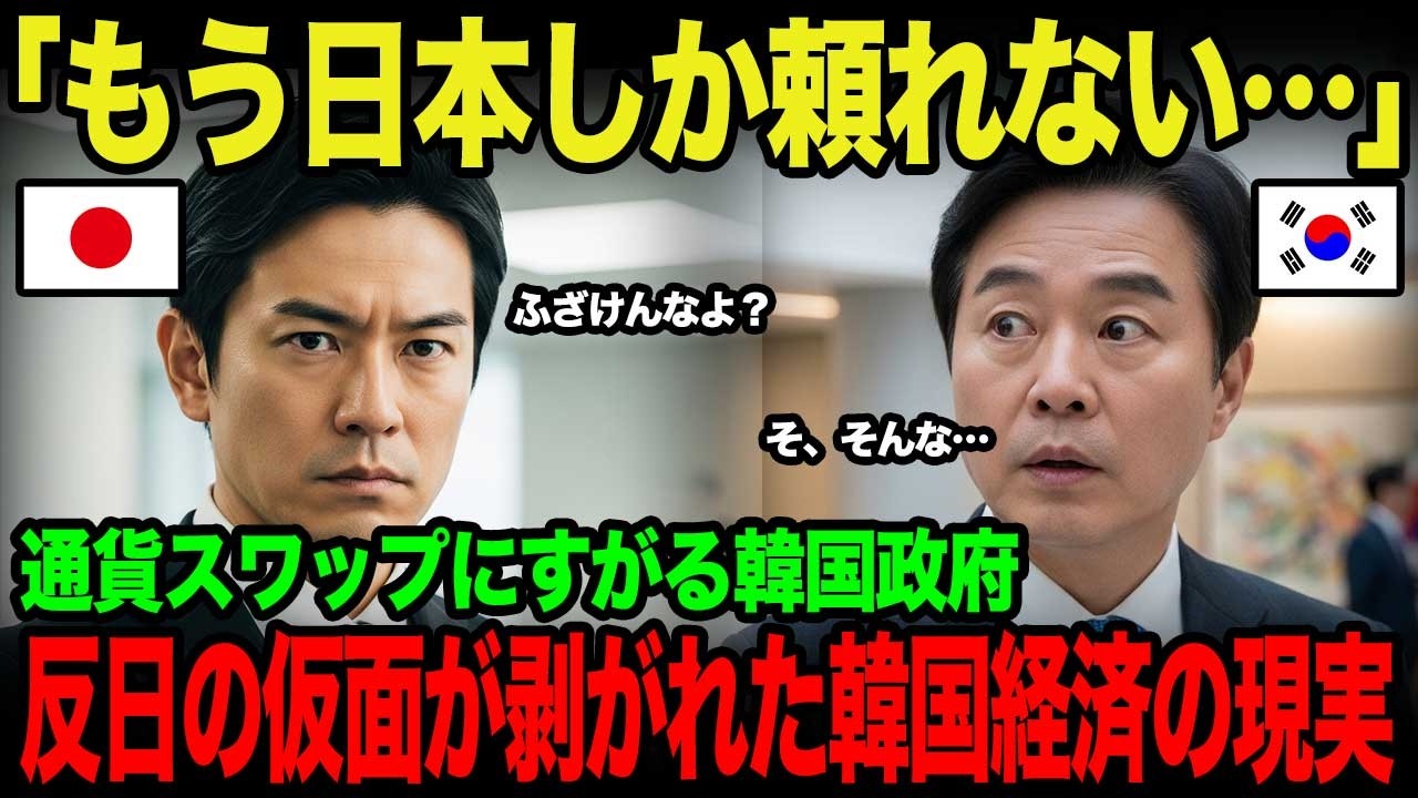 【海外の反応】韓国「日本は我々を救う義務がある！」日本「助けるわけないでしょｗ」&rarr;ウォン暴落で国家崩壊の連鎖&hellip;