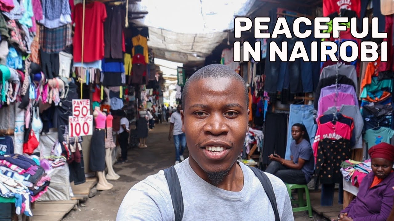 A rare moment of peace in Nairobi