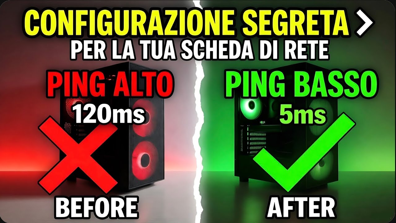 CONFIGURAZIONE SEGRETA della scheda di rete * BASSA LATENZA PER I TUOI GIOCHI PREFERITI 