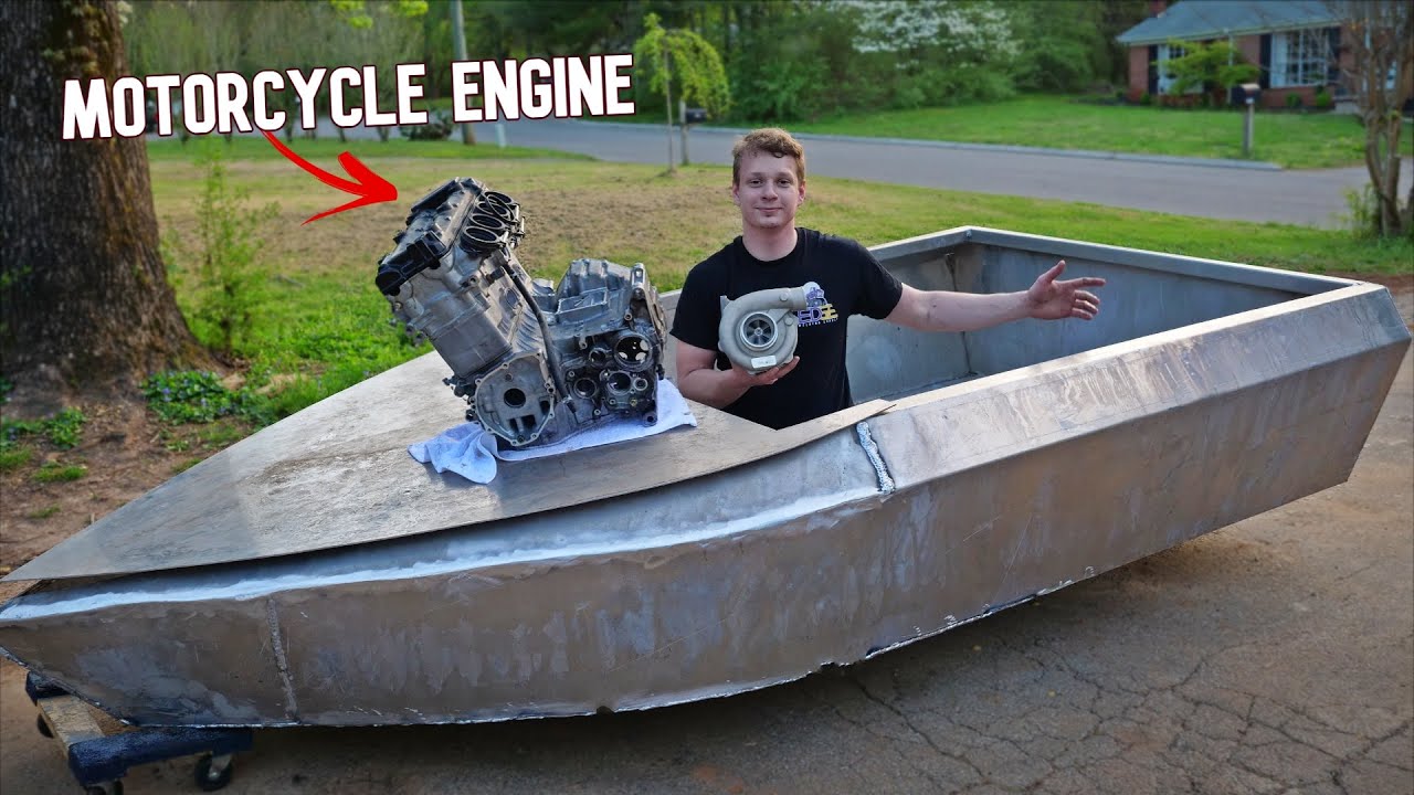 Worlds Cheapest Mini JET BOAT Part 1