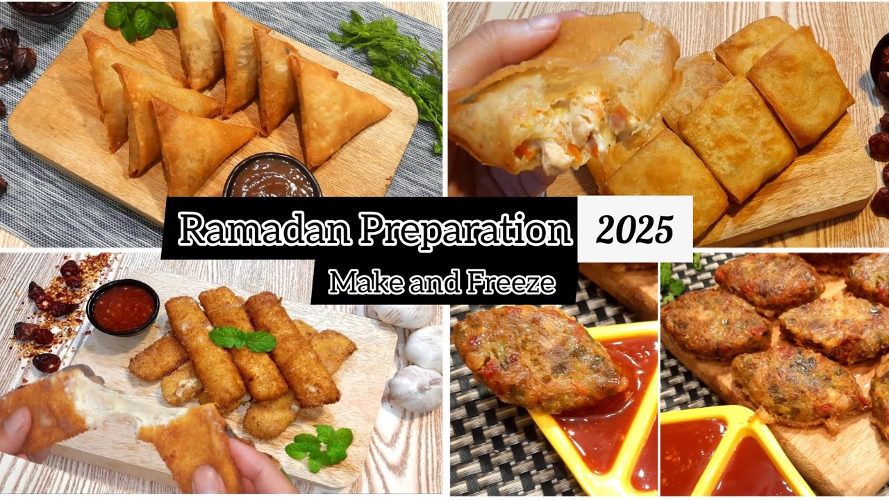 6 Make and Freeze Ramadan Snacks Recipes - 2025 Ramadan Snacks Recipes - Ramadan Preparation 2025