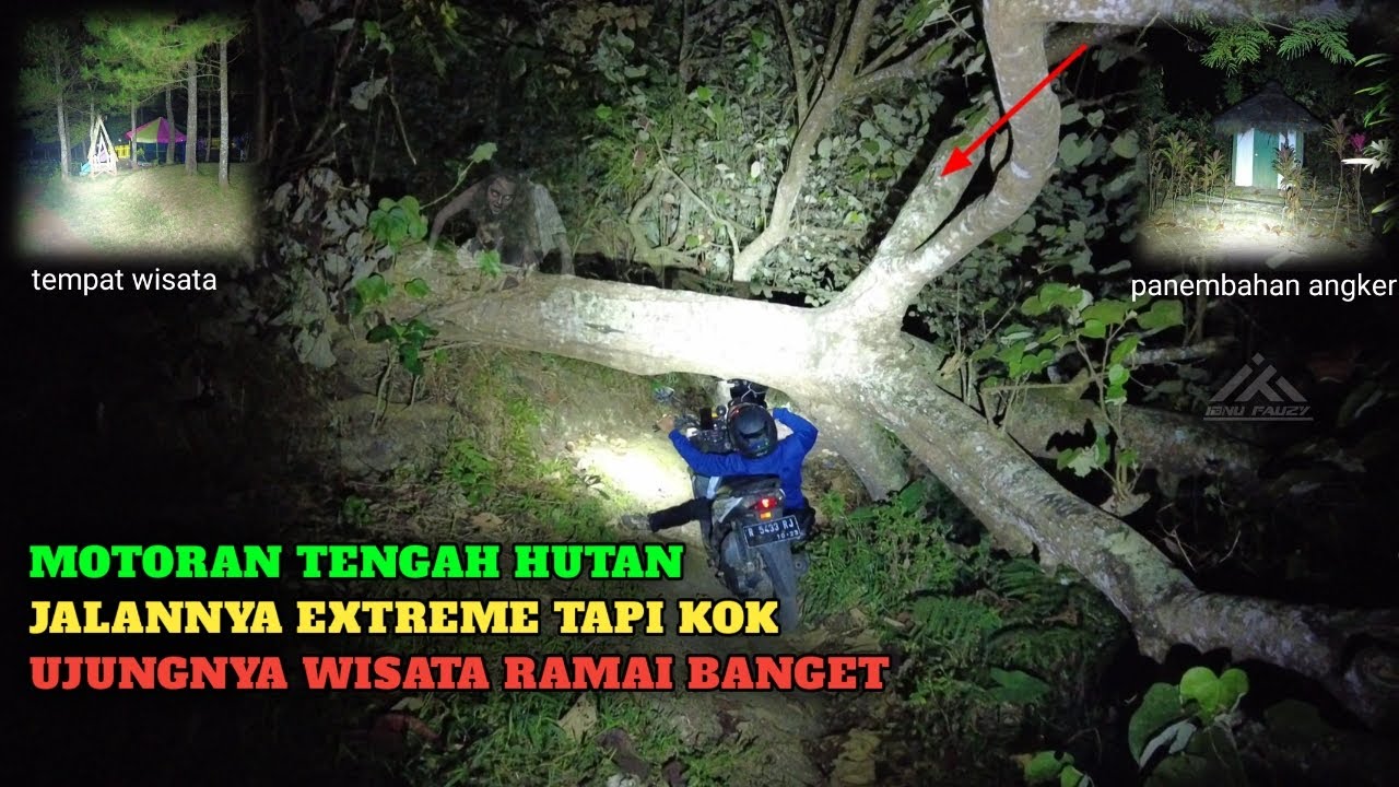 NEKAT BOLEH BEGO JANGAN SALAH DIKIT MASUK JURANG NEKAT TEMBUS LEWATI PETILASAN ANGKER 😳