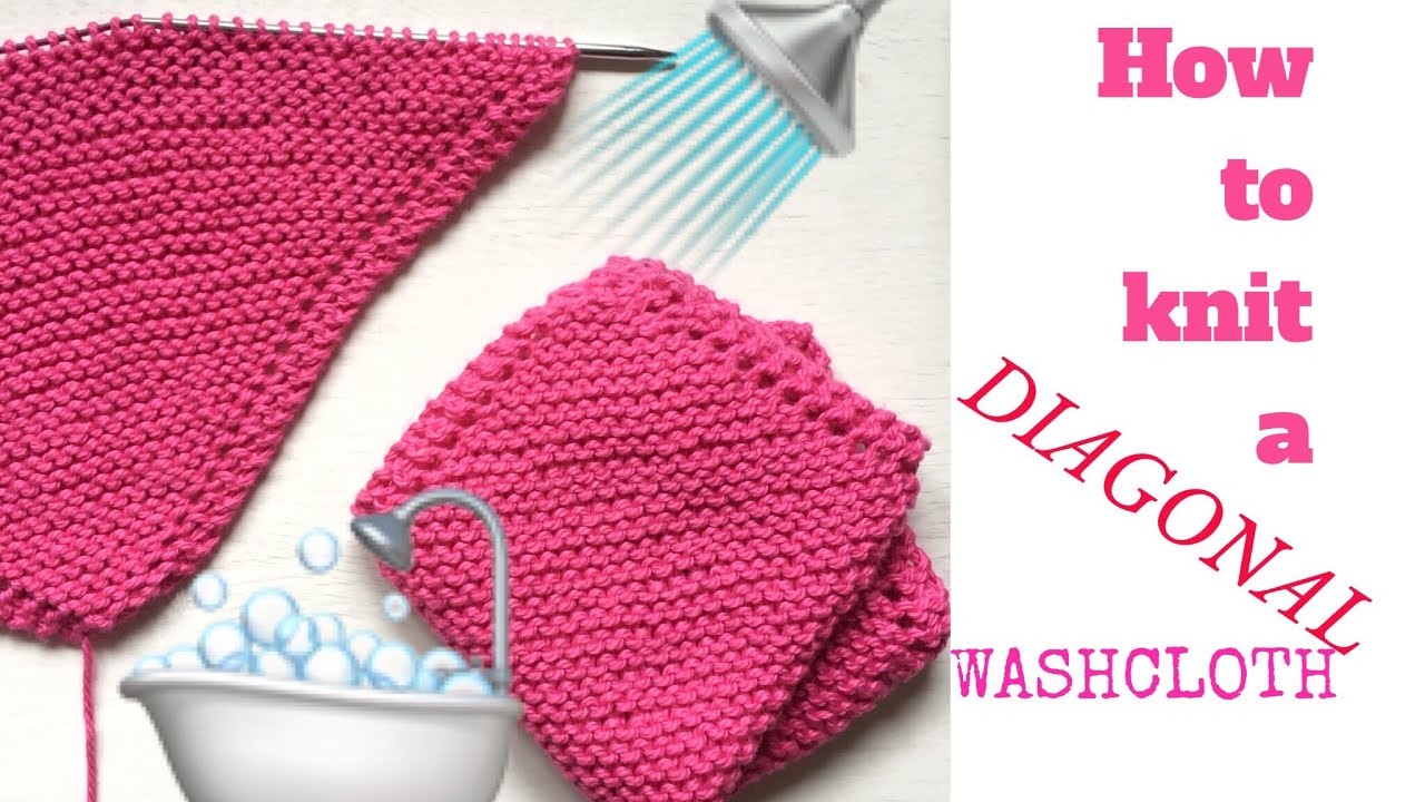 How to knit a WASHCLOTH, very easy | TeoMakes