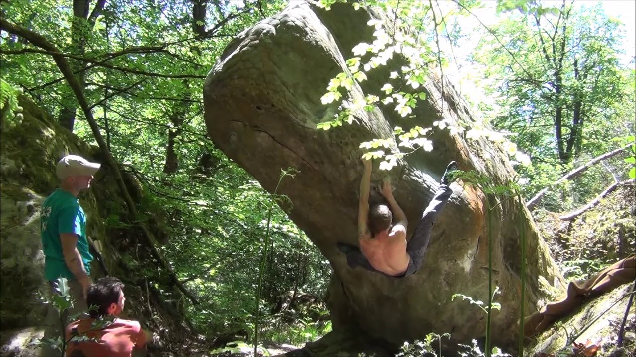 Fontainebleau - Roche d'Hercule - La Belette 7B