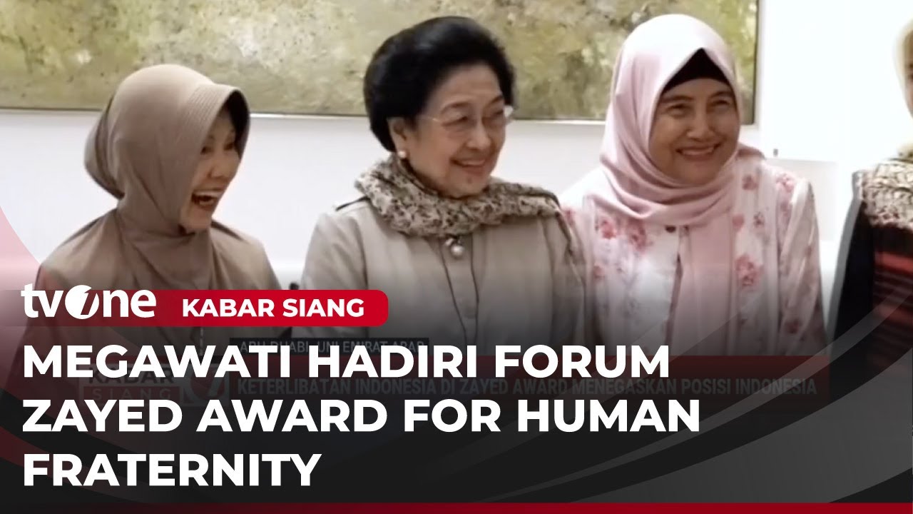 Megawati akan Jadi Pembicara Utama di Zayed Award Uni Emirat Arab | Kabar Siang