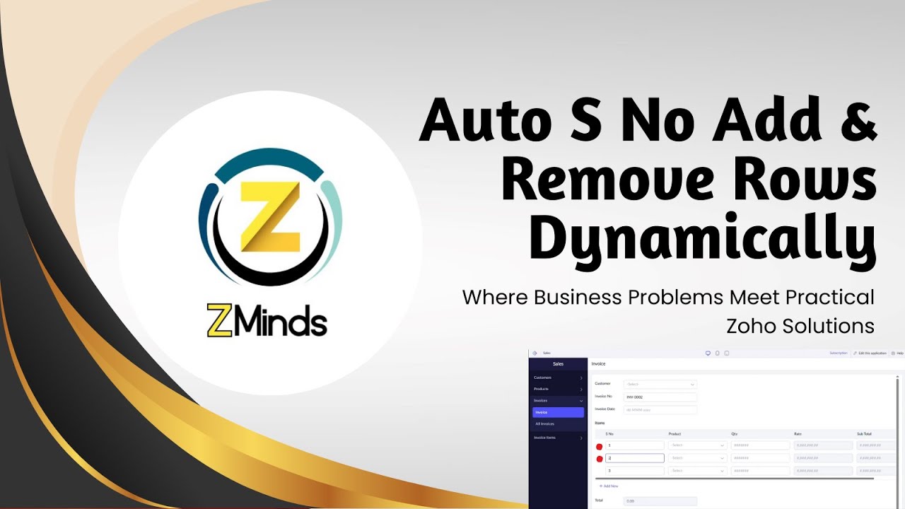 How to Auto Update Serial Numbers When Adding & Removing Rows