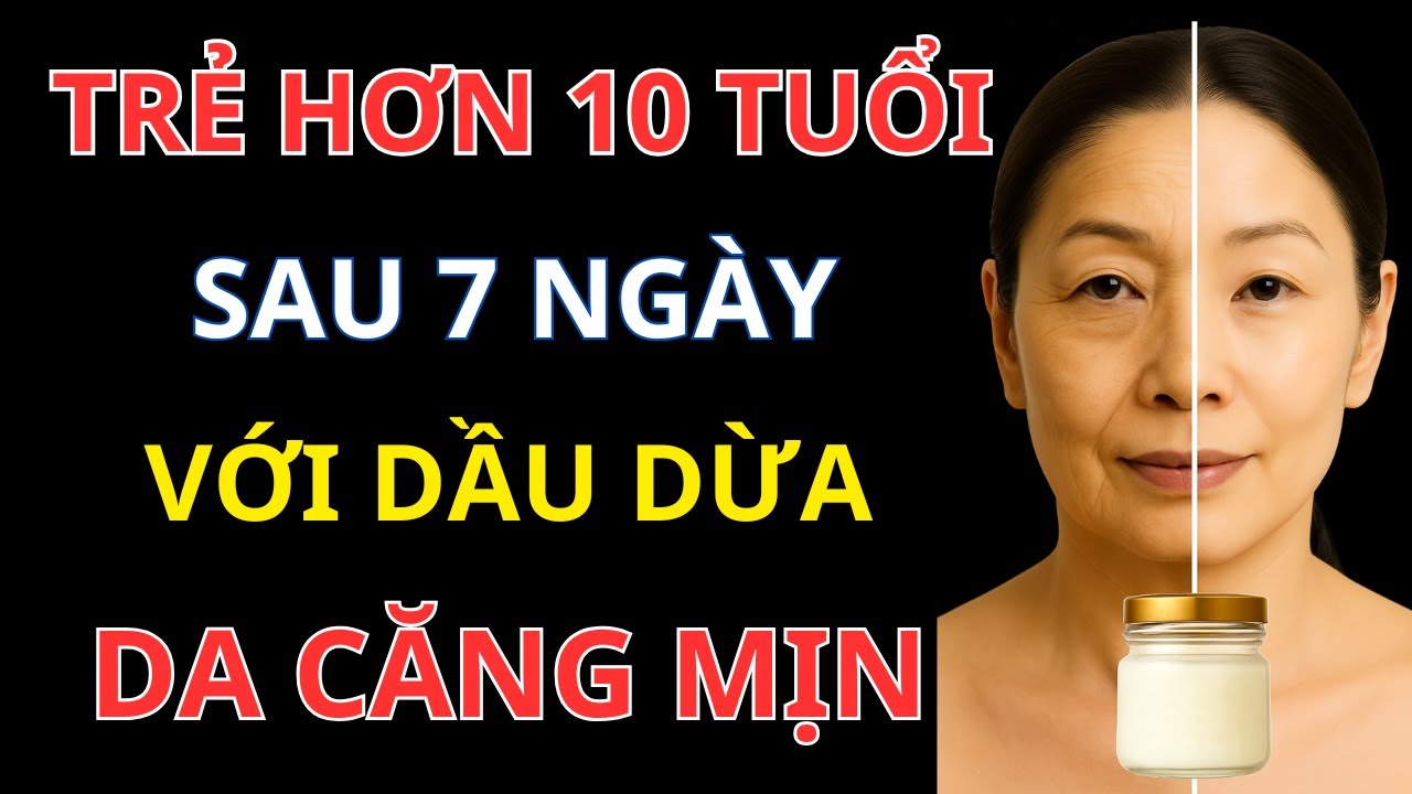 Massage Mặt Với Dầu Dừa – Xóa Nếp Nhăn, Sau 50 Tuổi Da Vẫn Căng Mịn Sau 7 Ngày!