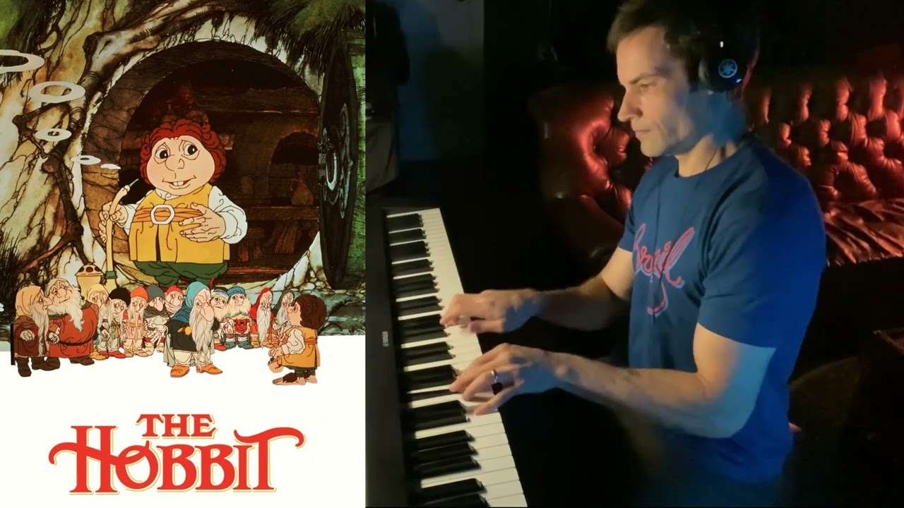 THE HOBBIT (1977) piano suite #2 (Funny Little Things, Old Fat Spider, Rollin Down, etc. Maury Laws)
