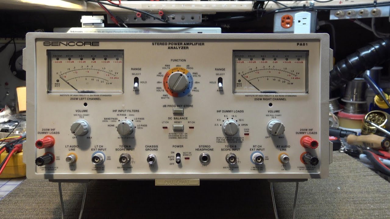 Sencore PA81 Stereo Power Amplifier Analyzer