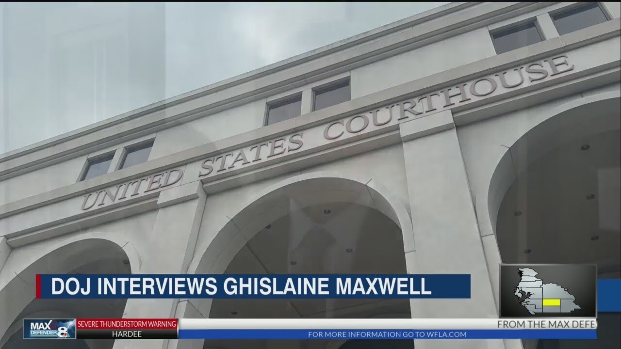 Deputy attorney general meets with Maxwell's legal team