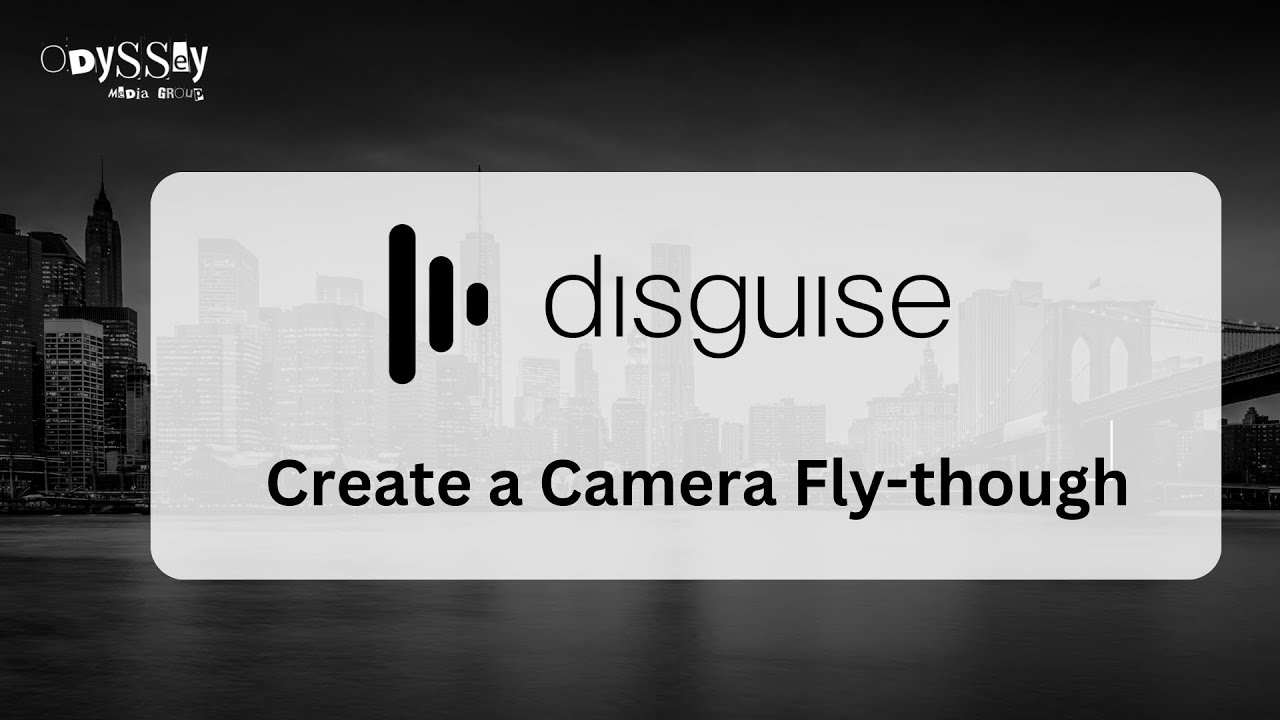 disguise   Create and Export a camera flythough