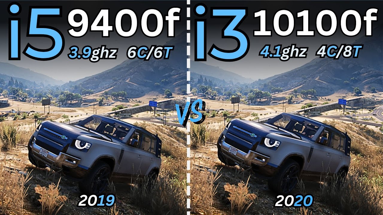 i5 9400f vs i3 10100f | Tested in 12 Games (2024) | 1080p