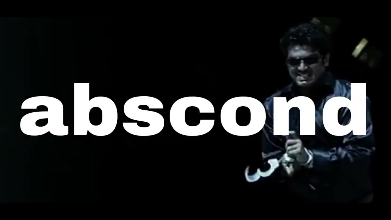 'abscond' meaning in Tamil