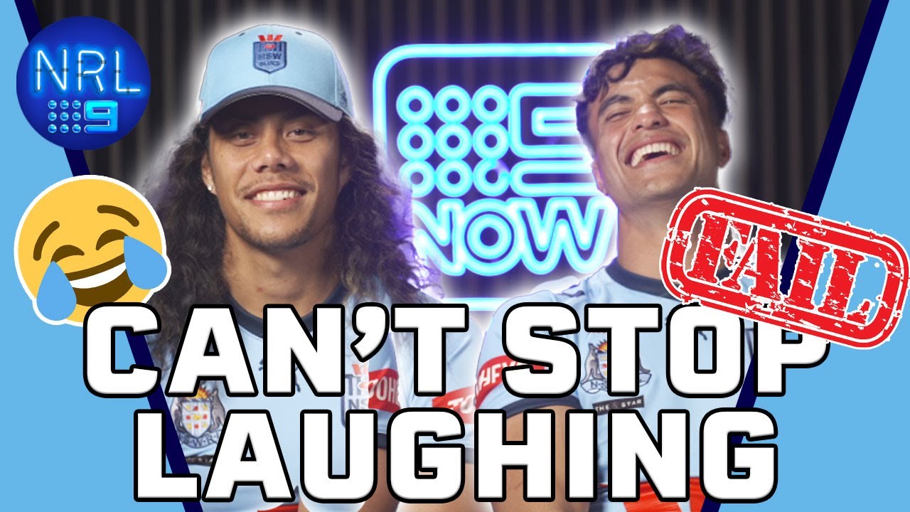 Hilarious FAIL leaves  Luai and Sua'ali'i dying of laughter 😂 | NRL on Nine