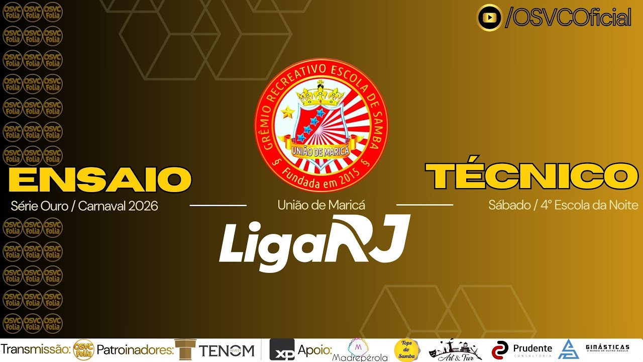 Ensaio Técnico: União de Maricá - Série Ouro / Liga RJ - 4° Escola da Noite - 24/01/25