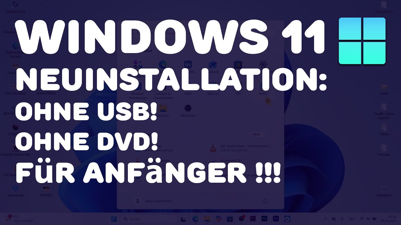 Windows 11 Neuinstallation: Der kinderleichte 2-Klick-Trick (OHNE USB-Stick & DVD!)