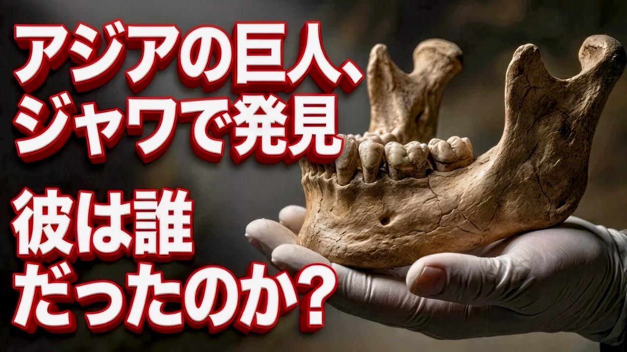 更新世のジャワに存在した謎の巨大人類!? メガントロプスの化石記録と進化の秘密を解明