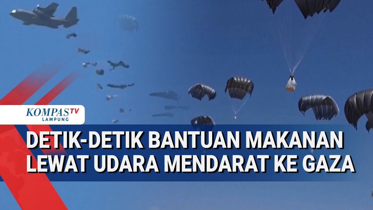 Bantuan Makanan Spanyol untuk Gaza Dijatuhkan dari Udara: Ini Momen Penyalurannya