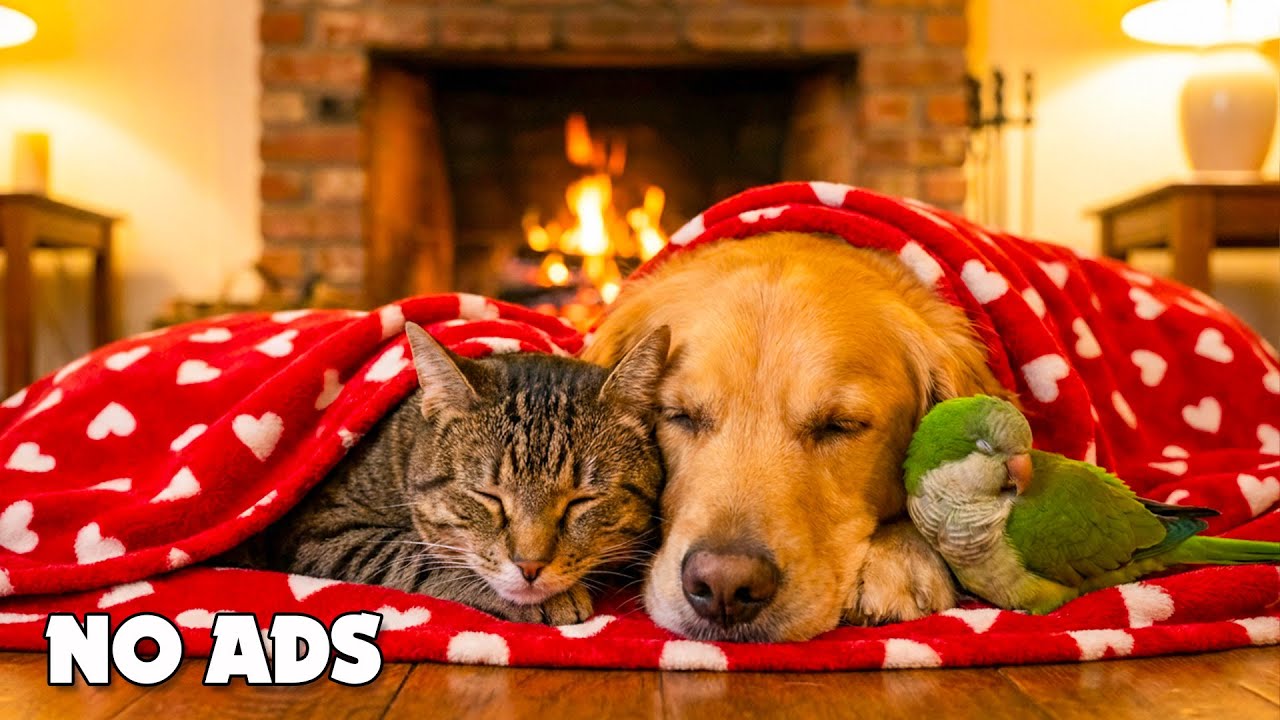 Dog TV • Cat TV 🐶😺 - Bird Visit 🐦12 Hours of Sleep Music🎶 Anti-Separation Anxiety Relief💖No Ads