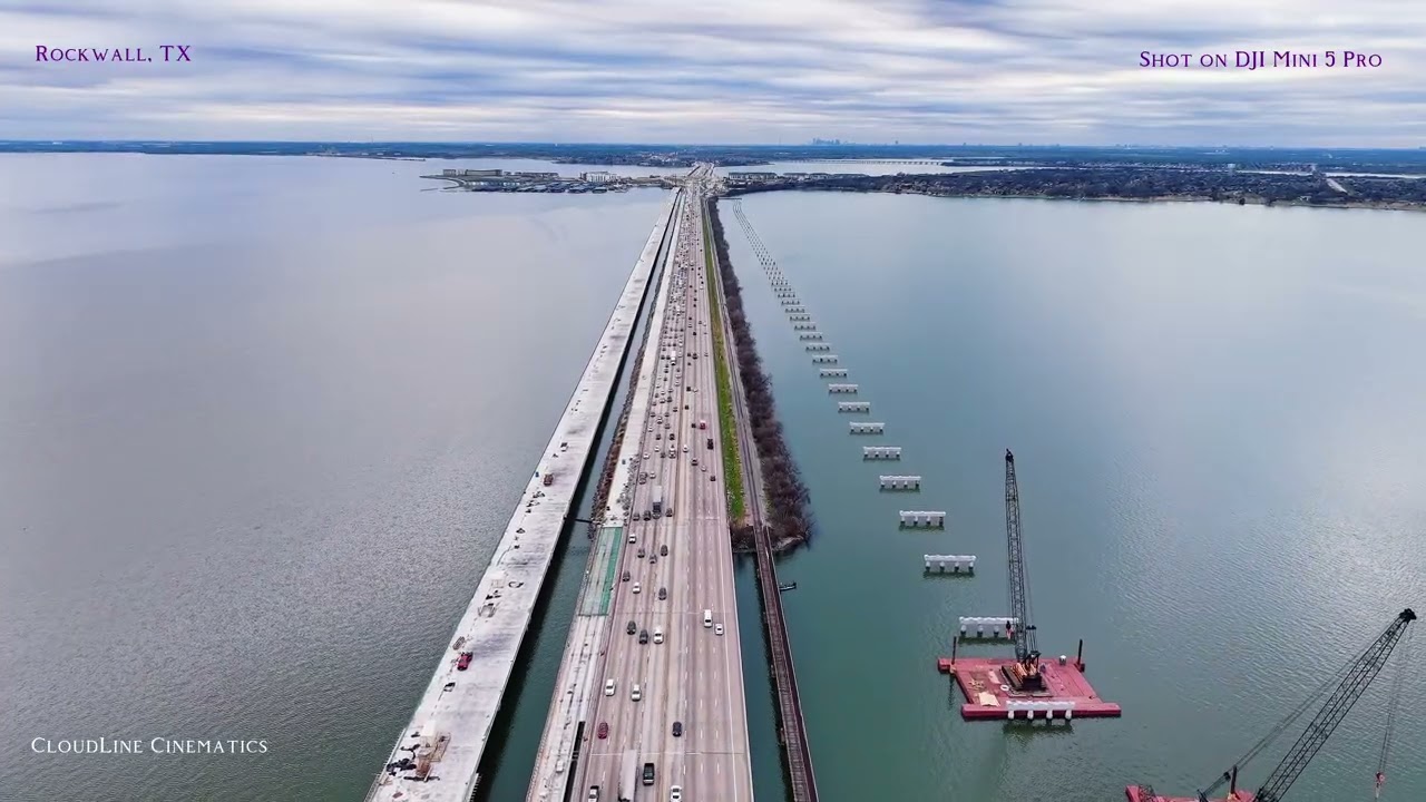 Rockwall Harbor & Lake Ray Hubbard Aerial Drone View 4K | Texas Cinematic