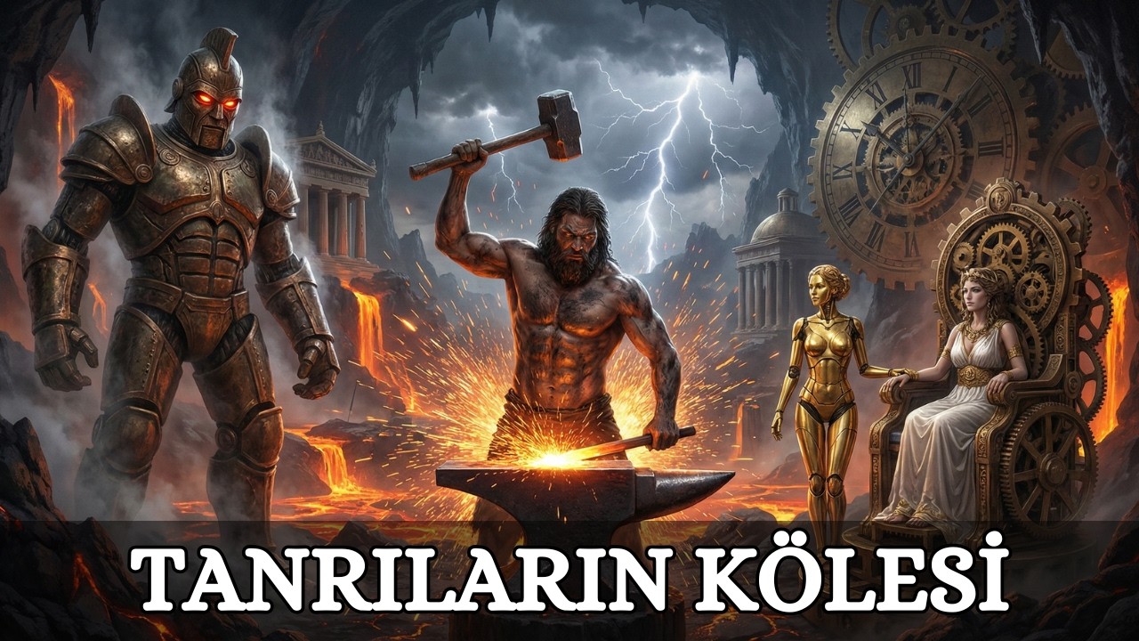 ANTİK YUNAN'DA İLK ROBOT!  Hephaestus, Talos ve Pandora'nın Sırrı | Yunan Mitolojisi