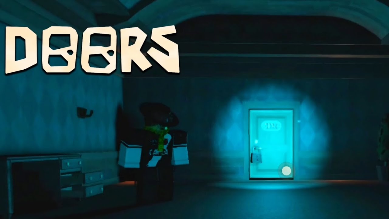 Passando pelas 100 PORTAS do DOORS no ROBLOX!