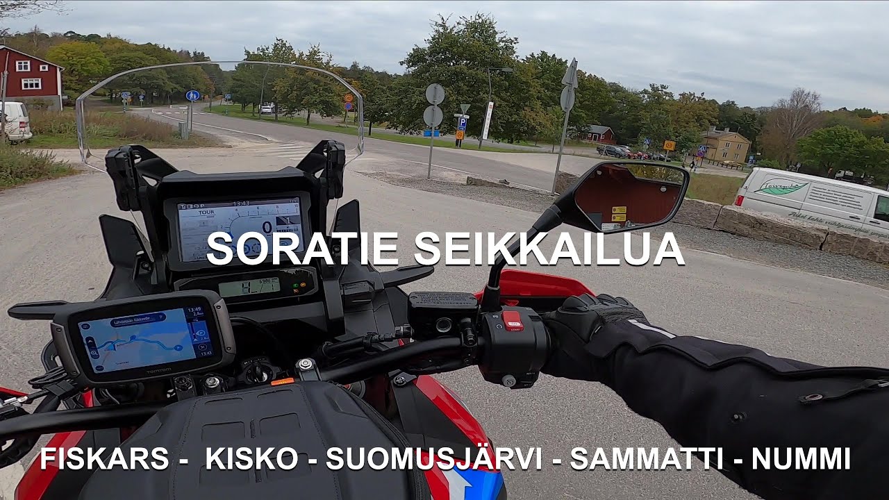 Taas löytyi ajettavaksi mukavia uusia sora- ja hiukan pienempiäkin teitä