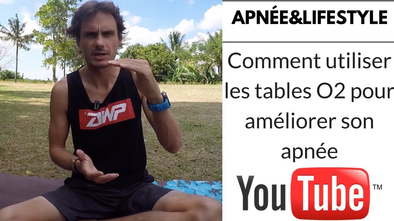 APNÉE ET LIFESTYLE -TABLE O2 POUR AMELIORER SON APNÉE