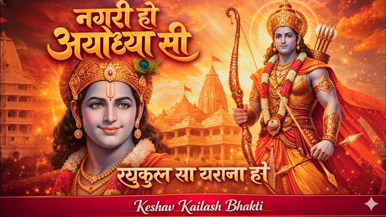 नगरी हो अयोध्या सी | Nagri Ho Ayodhya Si | श्री राम भजन 2026 | New Ram Bhajan | रघुकुल सा घराना हो