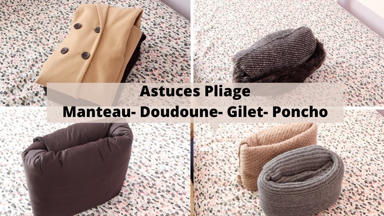 Plier Manteau Doudoune, Gilet d'hiver...⎪Astuces et Organisation