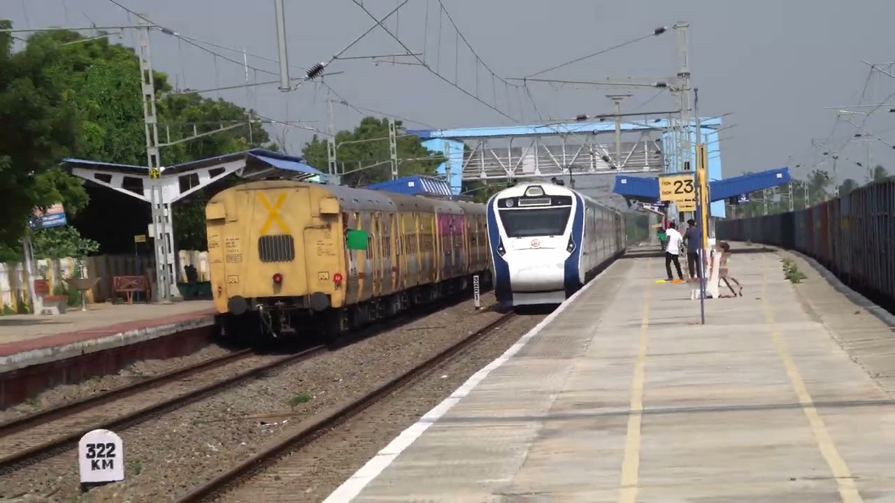 Top Speed Nagercoil Vande Bharat Special passby