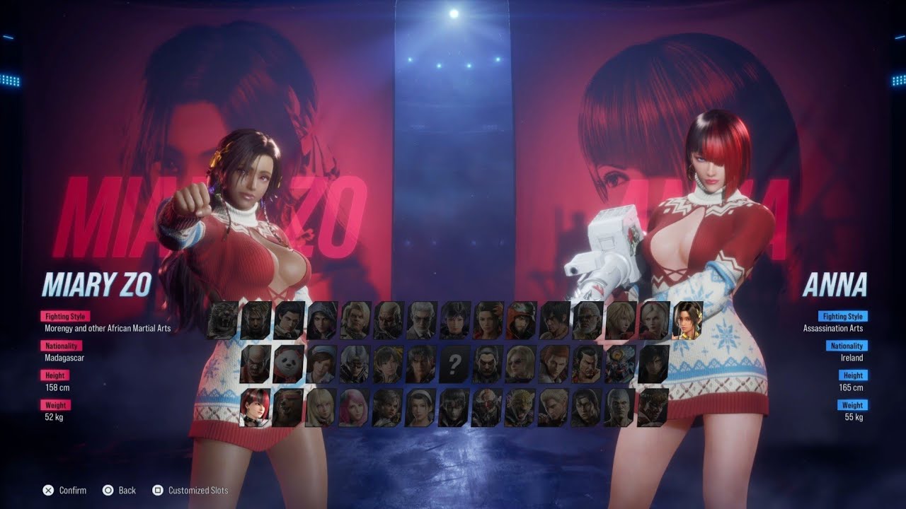 Christmas fight! Miary Zo vs Anna - Tekken 8