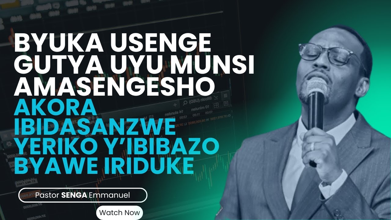 Pst SENGA🥰AMASENGESHO AKORA IBIDASANZWE🙏Byuka usenge Gutya Uyu Munsi YERIKO Y'IBIBAZO BYAWE IRIDUKE