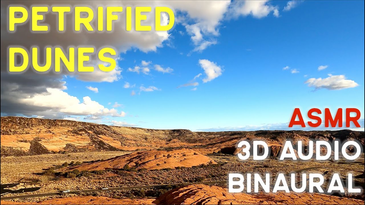 Snow Canyon State Park, UT - Petrified Dunes [ASMR] [3D Audio] [Binaural]