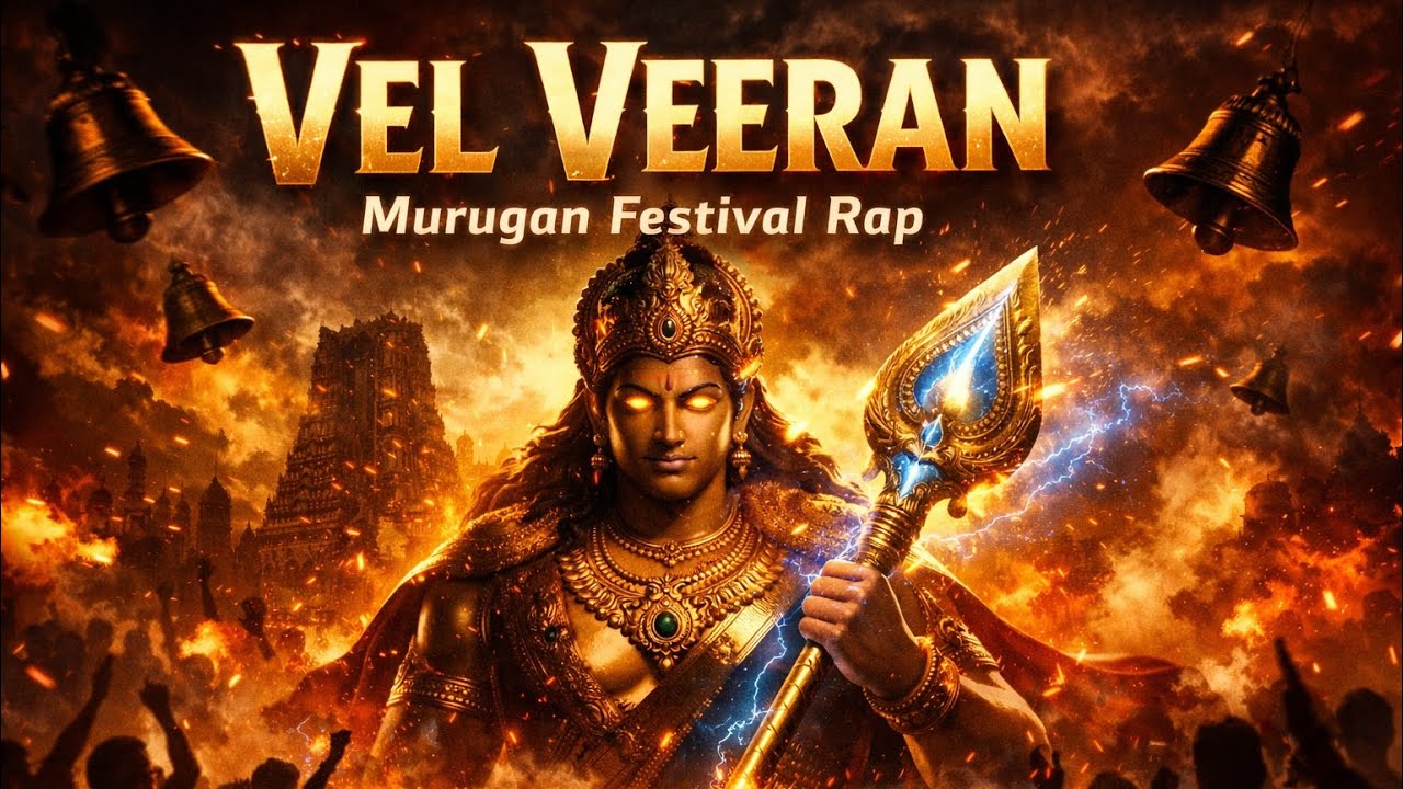 VEL VEERAN 🔥Lord Murugan Festival Rap || Cinematic Devotional Anthem || Vel Vel Muruga || OM MURUGA 