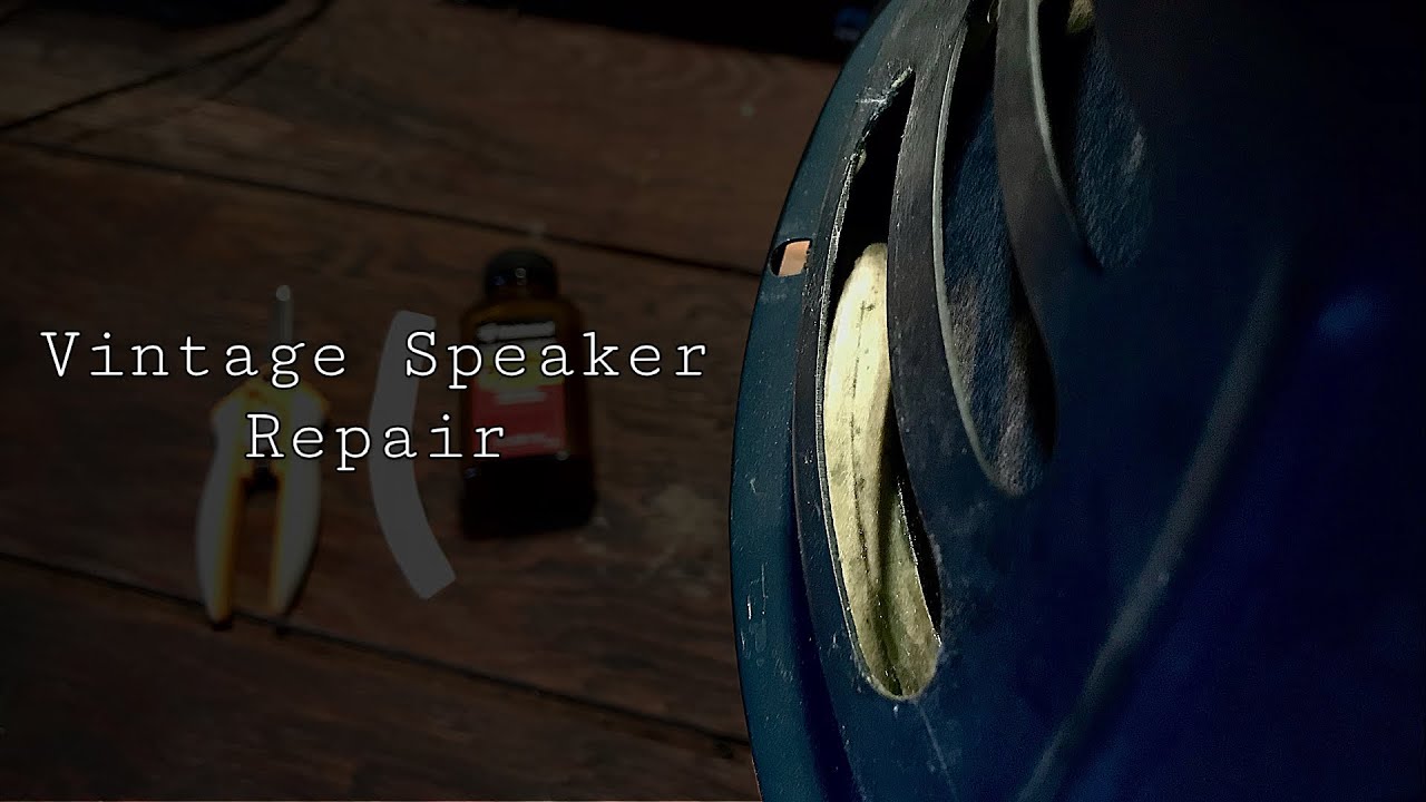 Vintage Guitar Amp Speaker Repair | 1959 Jensen P12R